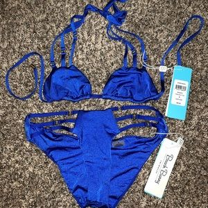 SOLD- Beach Bunny Basics Sapphire Bikini